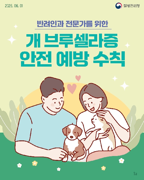 개 브루셀라증 안전 예방 수칙