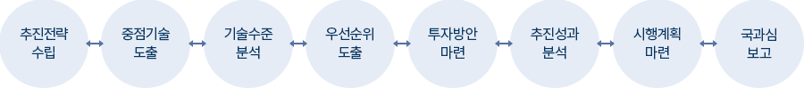 범부처추진위(R&D 정책수립) 국과심(심의확정) 각 부처(R&D 추진) 관리기관-질본-추진위(R&D 정보공유 및 성과확인) 질본(감염병대응체계구축)