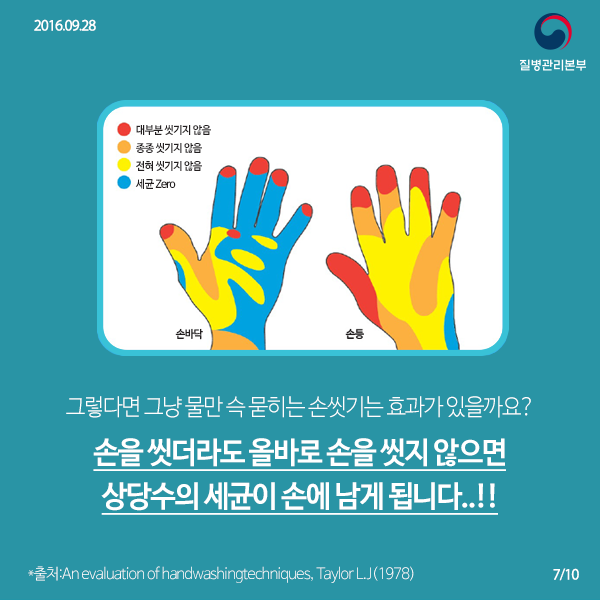 올바른 손씻기 카드뉴스 사진7