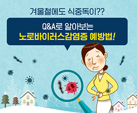 겨울철에도 식중독이? Q&A로 알아보는 노로바이러스감염증 예방법!ver.2  사진3